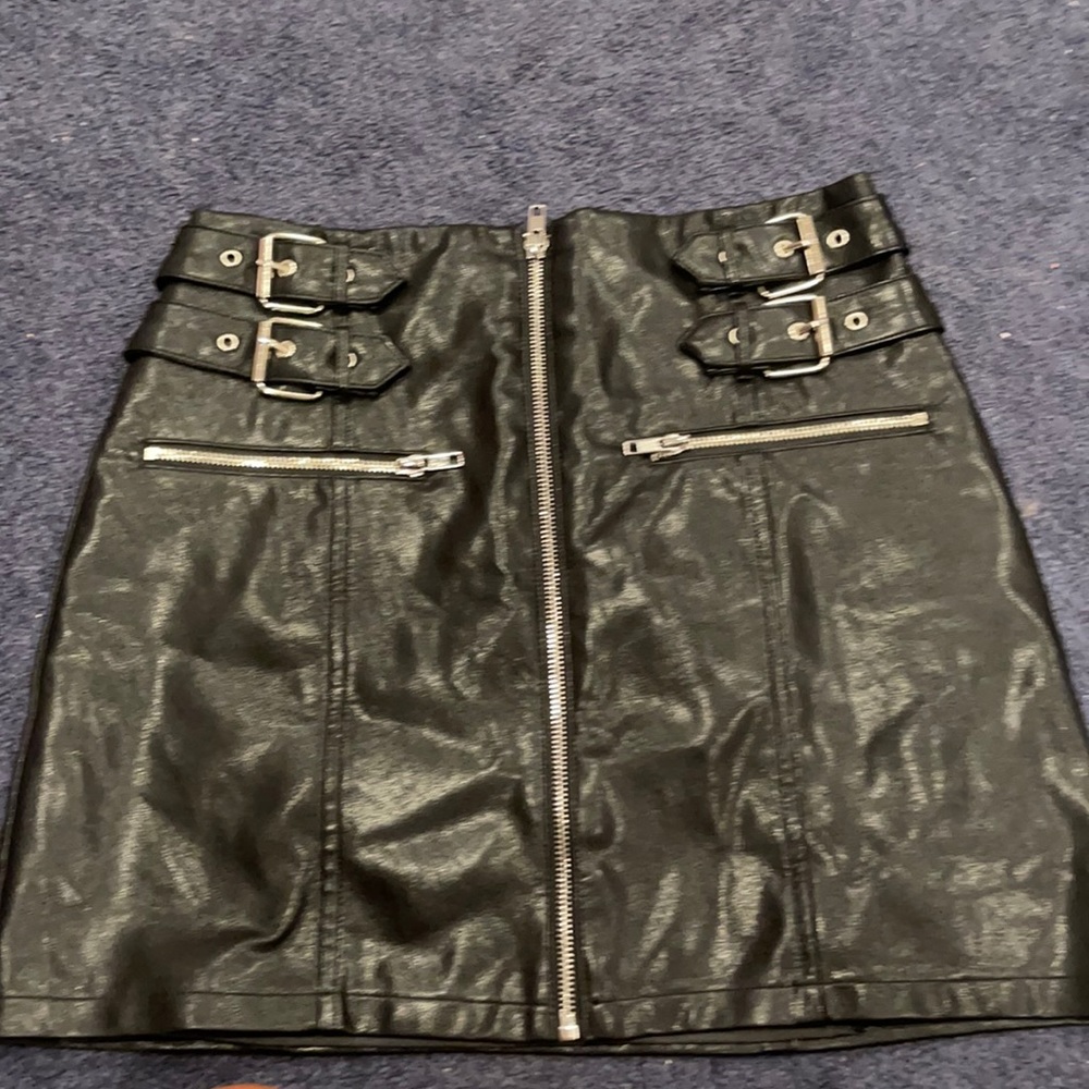 Leather skirt